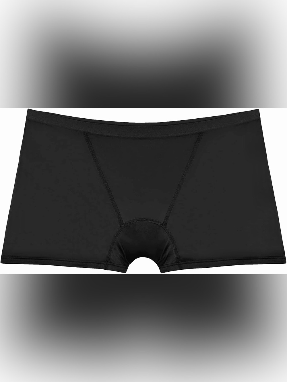 Thinx Absorbent Boyshorts, Size Large (L), Black